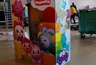 Конструкция из ПВХ для «Рики» — вид сбоку