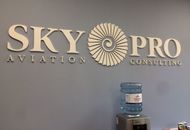 Надпись из ПВХ для компании SKYPRO CROUP
